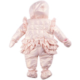 Mintini Girls Pink Padded Snowsuit