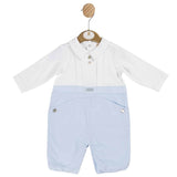 Peter Rabbit White and Blue Long Leg Romper