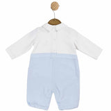 Peter Rabbit White and Blue Long Leg Romper