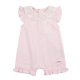 Mintini Girls Baby Pink Romper