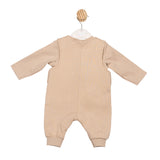 Baby Boy's Mintini Beige Top Dungarees Set