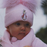 Flopsy Bunny Hat & Scarf - Pink