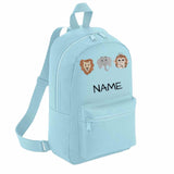 Perfect Little Thing Personalised Kids Safari Backpack - Blue