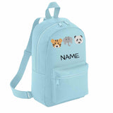 Perfect Little Thing Personalised Kids Safari Backpack - Blue