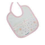 Perfect Little Thing Star Print Bib - Pink