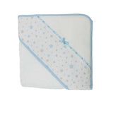 Perfect Little Thing Star Print Towel - Blue