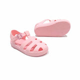 Marena Matt Pastel Jelly Sandals - Pink