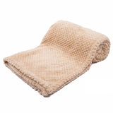 Soft Touch Unisex Baby Waffle Blanket - Beige