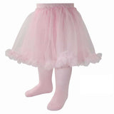 Soft Touch - Pink Floral Tights with Tutu