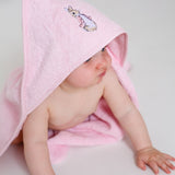 Flopsy Bunny Baby girls Hooded Towel - Pink