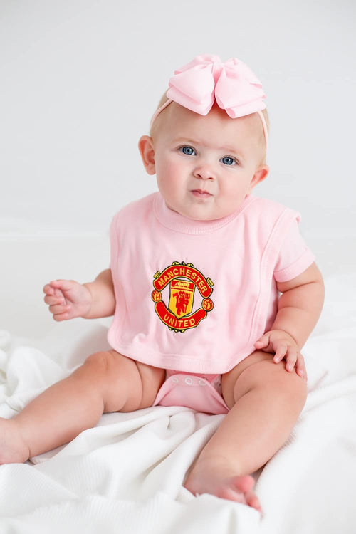 Bodysuit Man Utd Kit Infant Girls Manchester United Football Baby