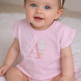 Personalised Pink Hot Air Balloon Initial Top