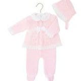 Dandelion Girls Pearls & Bow Knitted 3 Piece