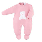 Dandelion Teddy Bear Knitted Onesie - Pink