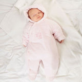 Dandelion Foxy Velour Pram Suit - Pink