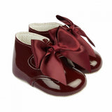 Baypods Large Bow Boot Shoe - Burgundy