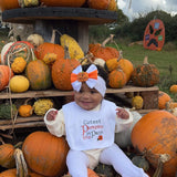 Perfect Little Thing Halloween Pumpkin Patch Bib