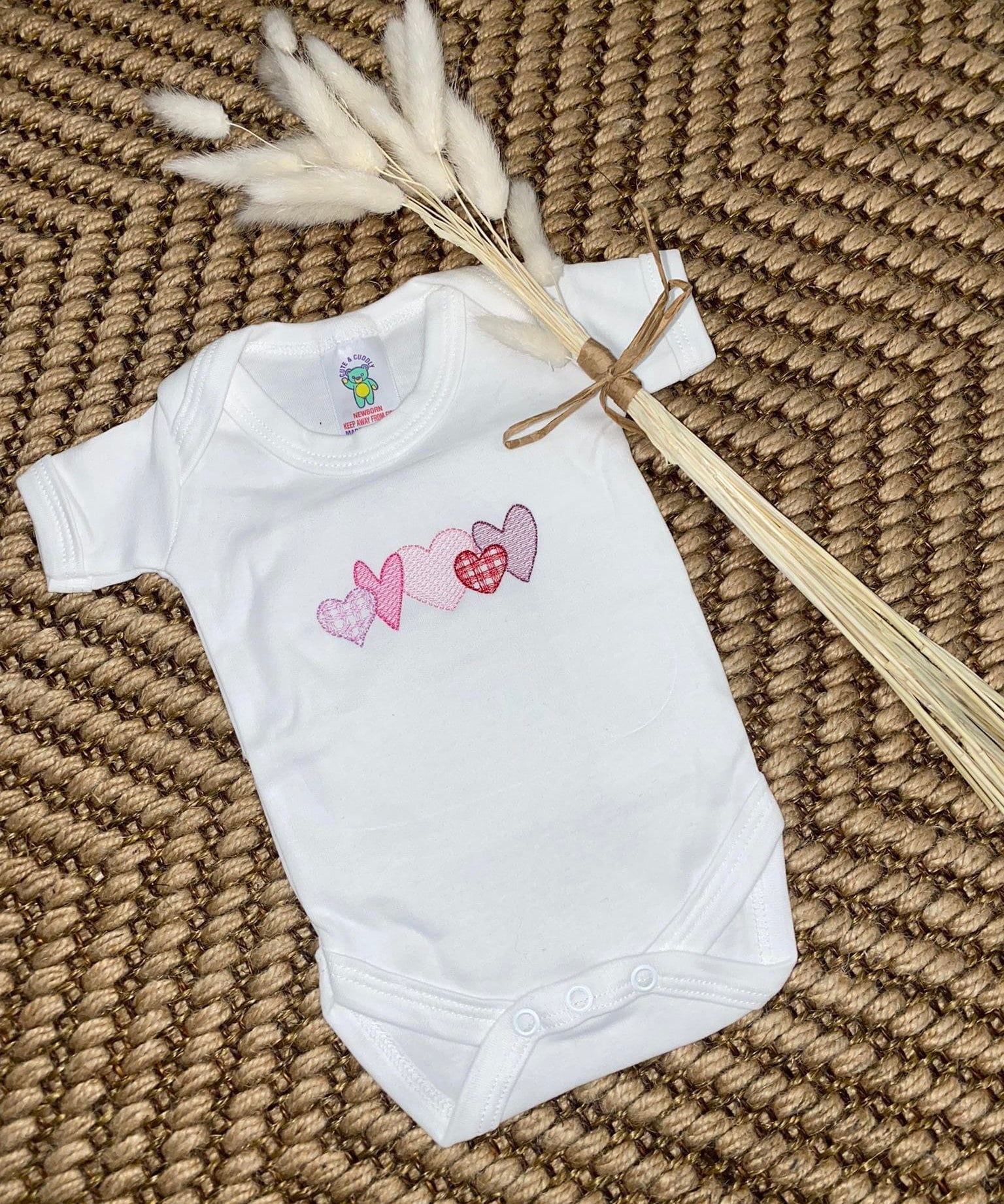 Perfect Little Thing Personalised Baby Heart Vest