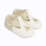 Baypods Boys Beige and White Sailor Pre Walker Shoes