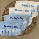 Perfect Little Thing Mummy's Boy Bib - Blue