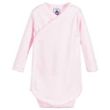 Babidu Girls Baby Cotton Cross Bodysuit - Pink