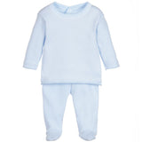 Babidu Boys Baby Blue 2 Piece Newborn