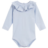 Babidu Blue Cotton Baby Bodysuit