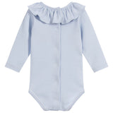 Babidu Blue Cotton Baby Bodysuit