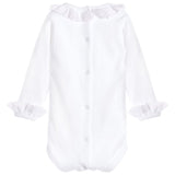 Babidu Girls Ruffle Collar Long Sleeve Bodysuit