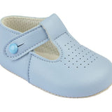 Baypods T-Bar Pram Shoe Soft Sole - Blue