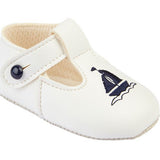 Baypods Navy Blue Sailors Soft Pram Shoe