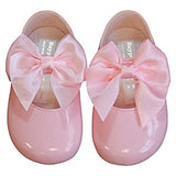 Baypods Baby Girls Pink Big Bow Pre-Walker Shoes