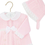 Dandelion Girls Pearls & Bow Knitted 3 Piece