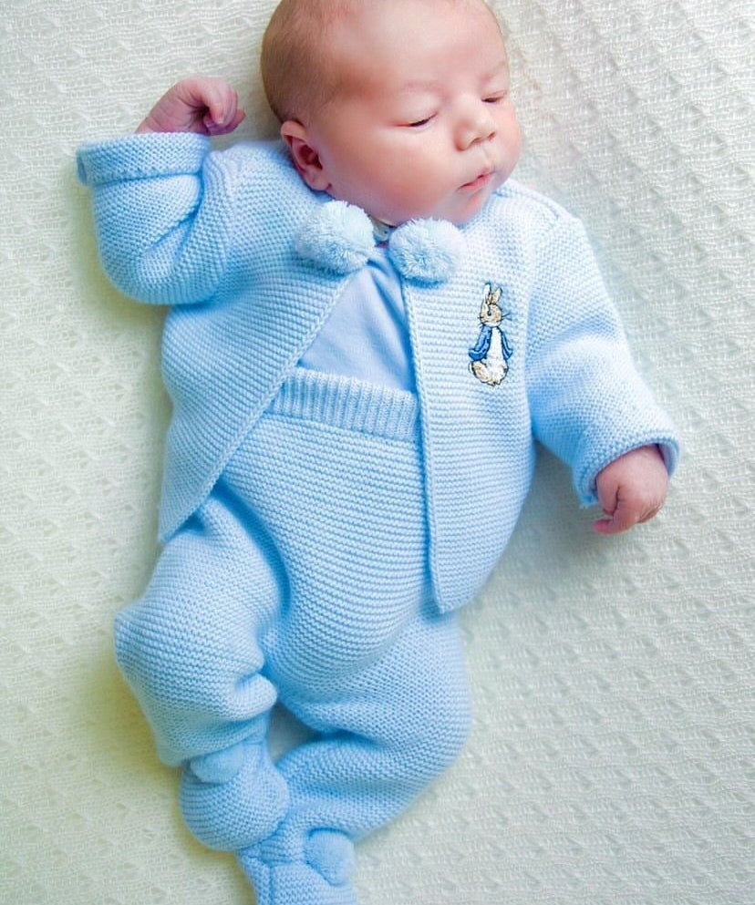 Peter Rabbit Pom Pom Suit - Blue