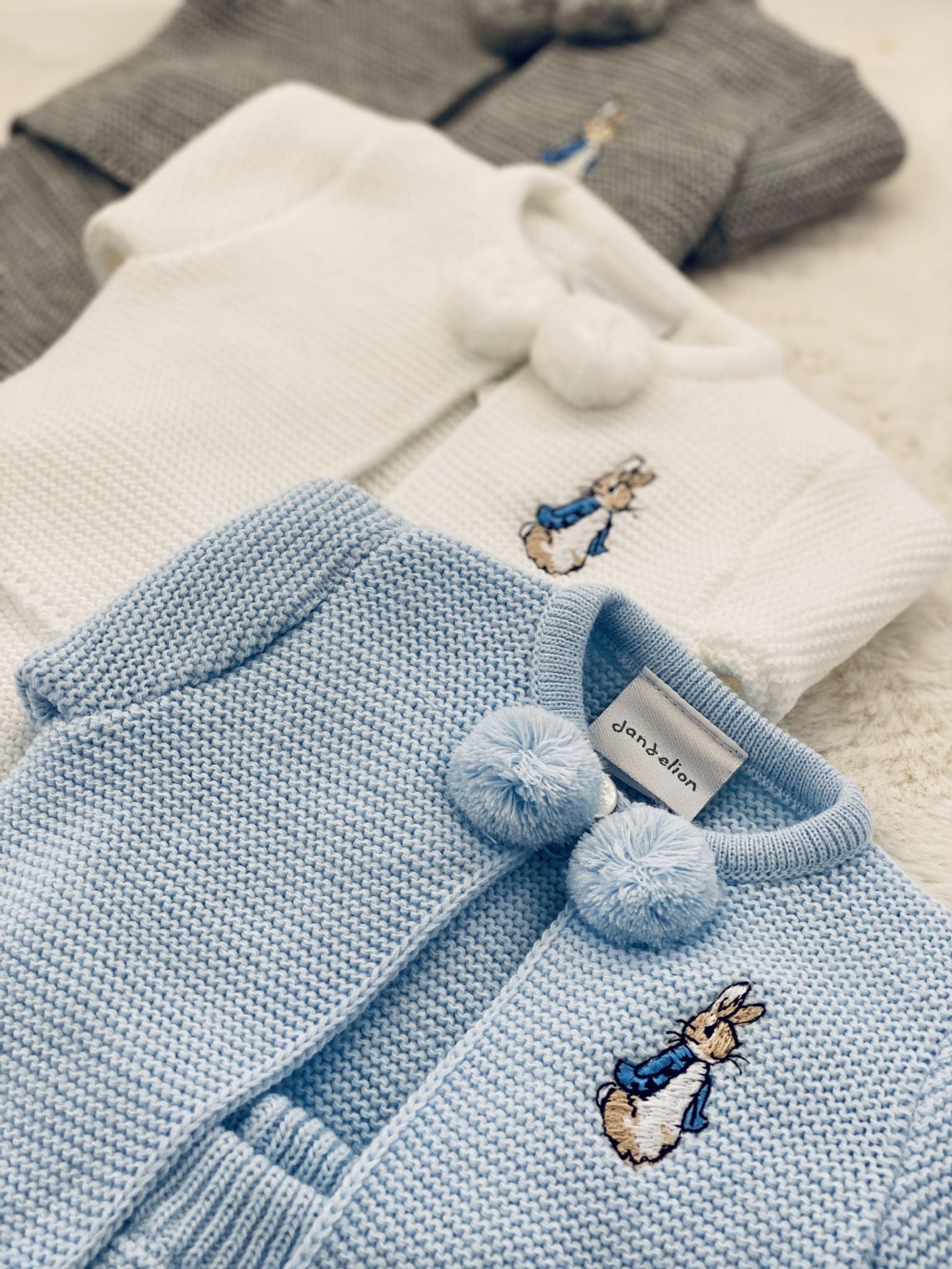 Cardigan Peter Rabbit Unisex Baby Clothes Natural Peter Rabbit