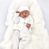 Dandelion Pom Pom Suit 2 Piece Set - White