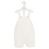 Dandelion Short Dungaree - White