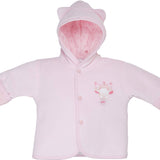 Dandelion Tiny Baby Bear Velour jacket - Pink