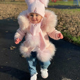 Flopsy Bunny Hat & Scarf - Pink