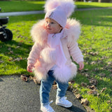 Flopsy Bunny Hat & Scarf - Pink