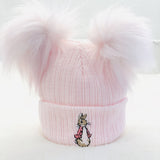 Flopsy Bunny Hat & Scarf - Pink