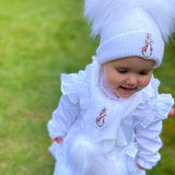 Flopsy Bunny Hat & Scarf - White