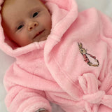 Girls Flopsy Bunny Dressing Gown - Pink