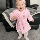 Girls Flopsy Bunny Dressing Gown - Pink