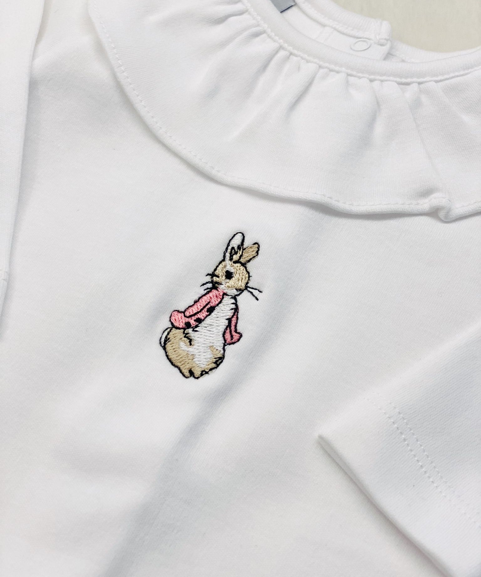 Babidu Flopsy Bunny Vest with Collar - Big Frill Collar