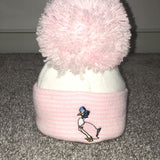 Jemima Puddle Duck Jemima Pom Hat Pink & White