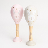 Juliana Bambino Wooden Toy Maracas - Pink