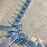 Perfect Little Thing Boys Ribbon Blue Shawl