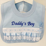 Perfect Little Thing Daddy's Boy Bib - Blue