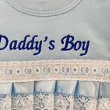 Perfect Little Thing Daddy's Boy Bib - Blue